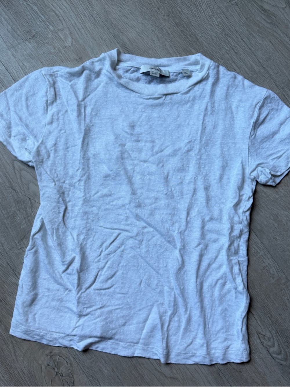 Vince White Crewneck Tee